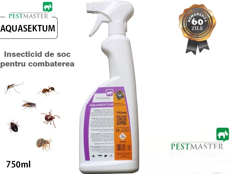 AQUASEKTUM 750ml - Insecticid rapid impotriva daunatorilor   